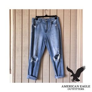 AEO High Rise Mom Jeans
